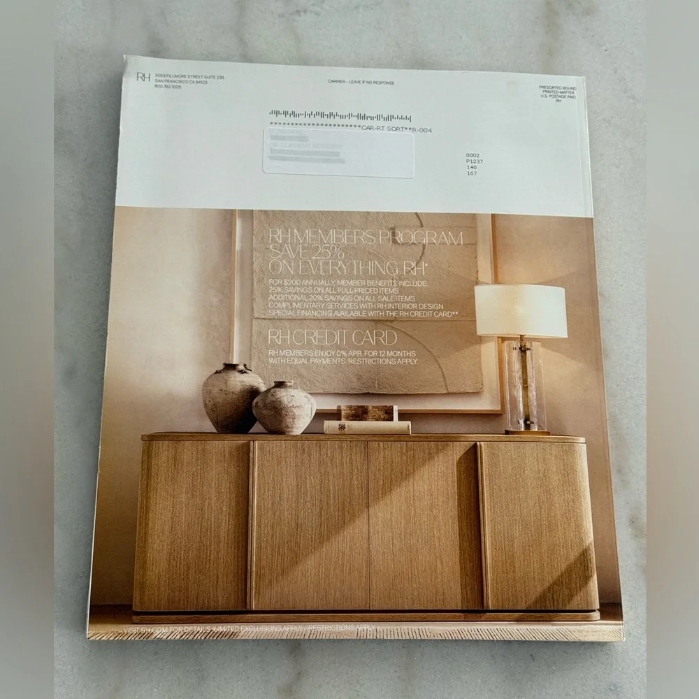 RH Restoration Hardware Magazine - Summer 2024 Catalog